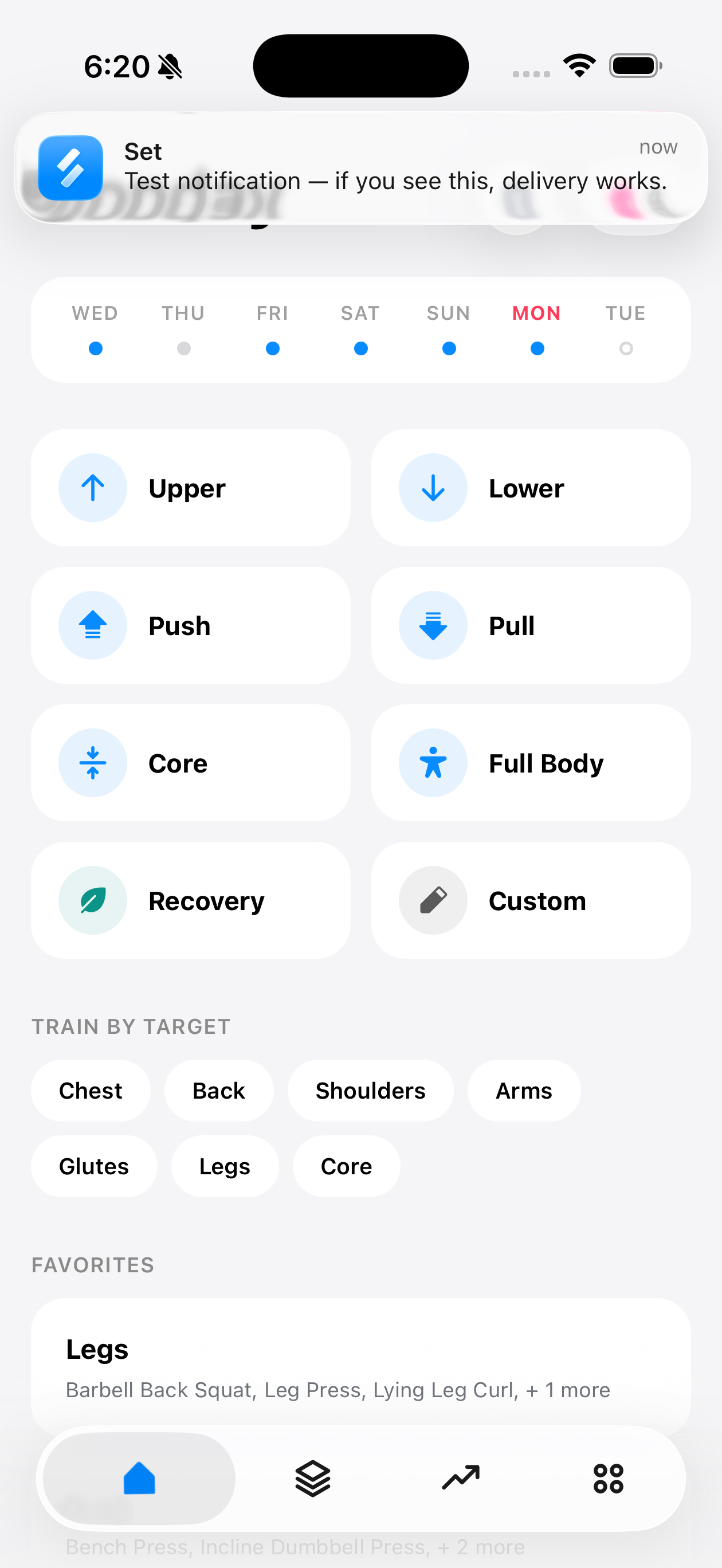 Streak screen